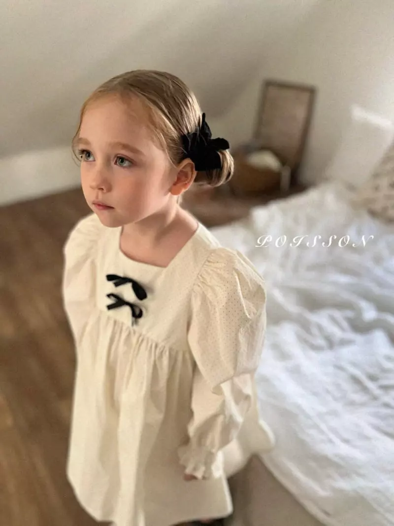 Poisson - Korean Children Fashion - #kidsshorts - Velvet Ribbon Set - 9