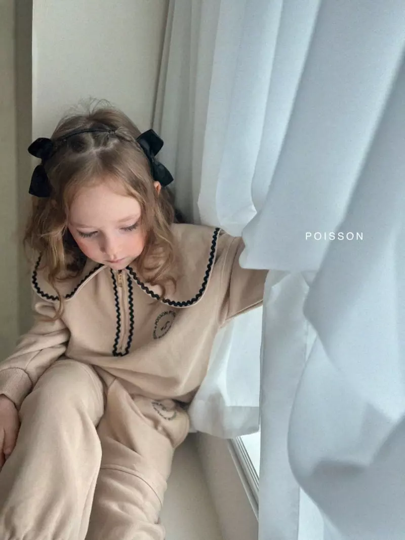 Poisson - Korean Children Fashion - #kidsshorts - Big Collar Set UP - 5