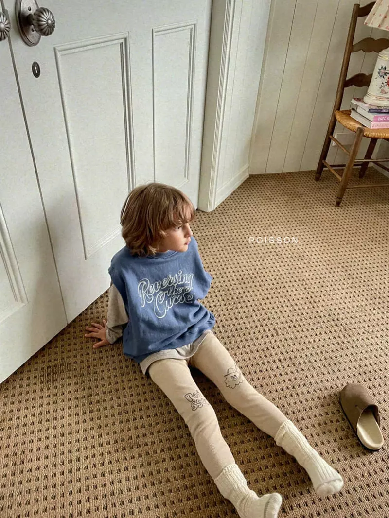Poisson - Korean Children Fashion - #kidsshorts - Drawing Leggings - 10