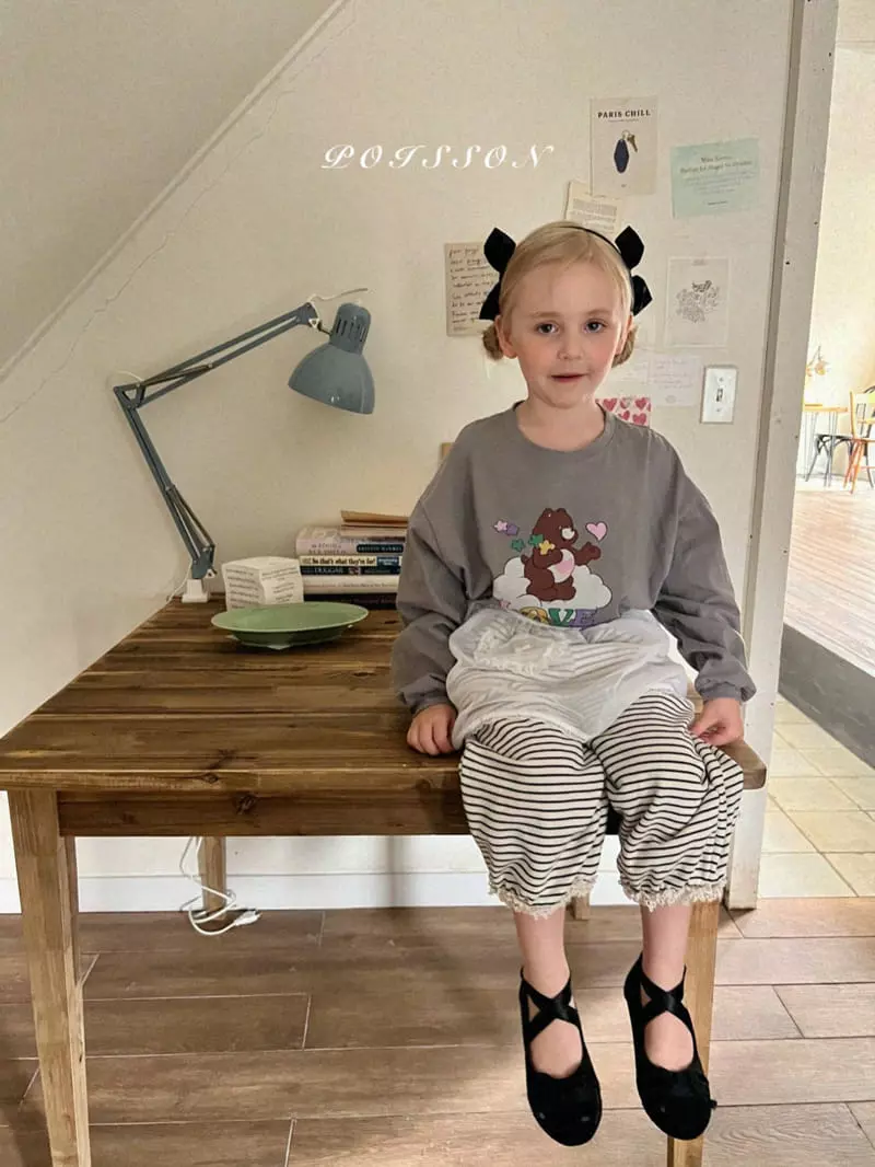 Poisson - Korean Children Fashion - #fashionkids - Love Bear Tee - 4