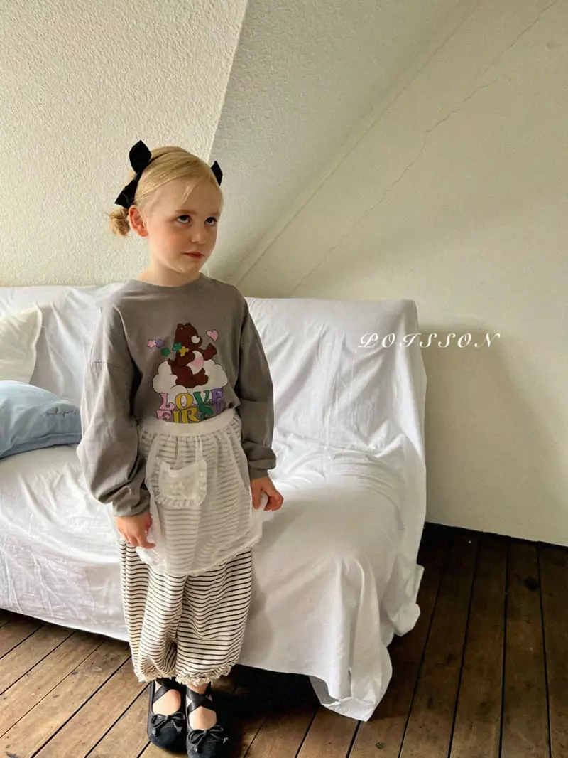 Poisson - Korean Children Fashion - #kidsstore - Love Bear Tee - 5