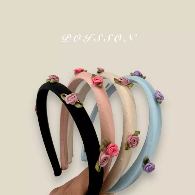 Poisson - Korean Children Fashion - #kidzfashiontrend - Rose Hairband