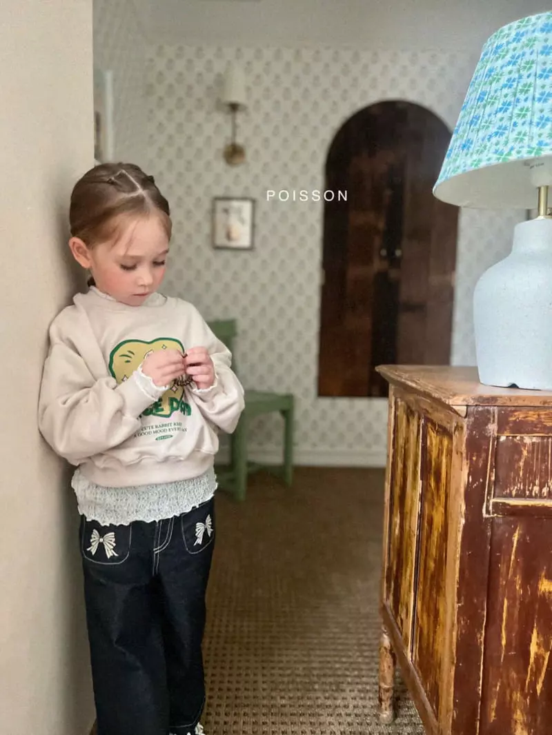 Poisson - Korean Children Fashion - #kidzfashiontrend - Leads Lace Tee - 8