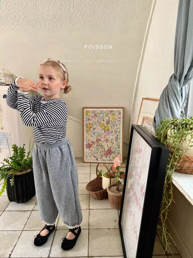 Poisson - Korean Children Fashion - #magicofchildhood - Eyelet St Tee - 10