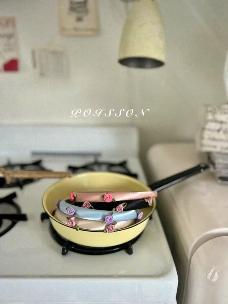 Poisson - Korean Children Fashion - #minifashionista - Rose Hairband - 5