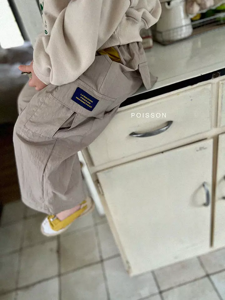 Poisson - Korean Children Fashion - #todddlerfashion - Walk Cargo Pants - 8