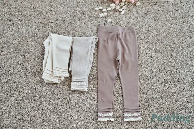 Pudding - Korean Children Fashion - #kidsstore - Pintuck Leggings