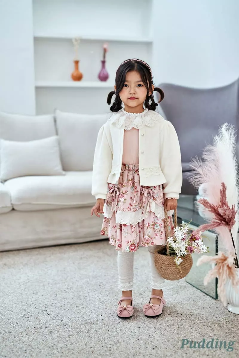 Pudding - Korean Children Fashion - #kidzfashiontrend - Frill Tee - 3