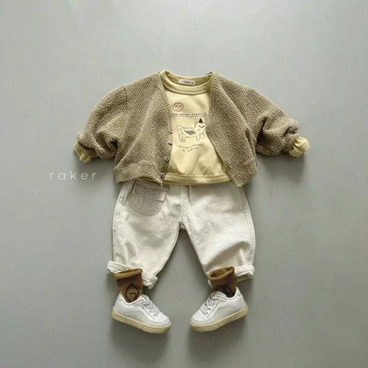 Raker - Korean Children Fashion - #childofig - Animal Piping Tee - 7