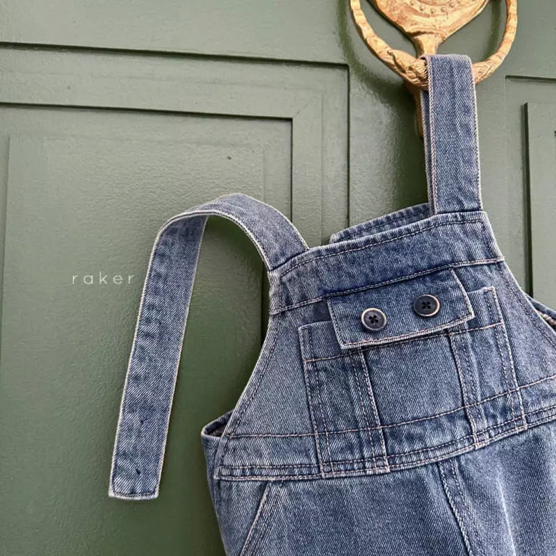 Raker - Korean Children Fashion - #childrensboutique - Square Overalls - 2