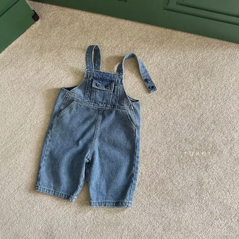 Raker - Korean Children Fashion - #designkidswear - Square Overalls - 3