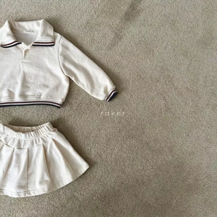 Raker - Korean Children Fashion - #designkidswear - Pleats Skirt Set - 2