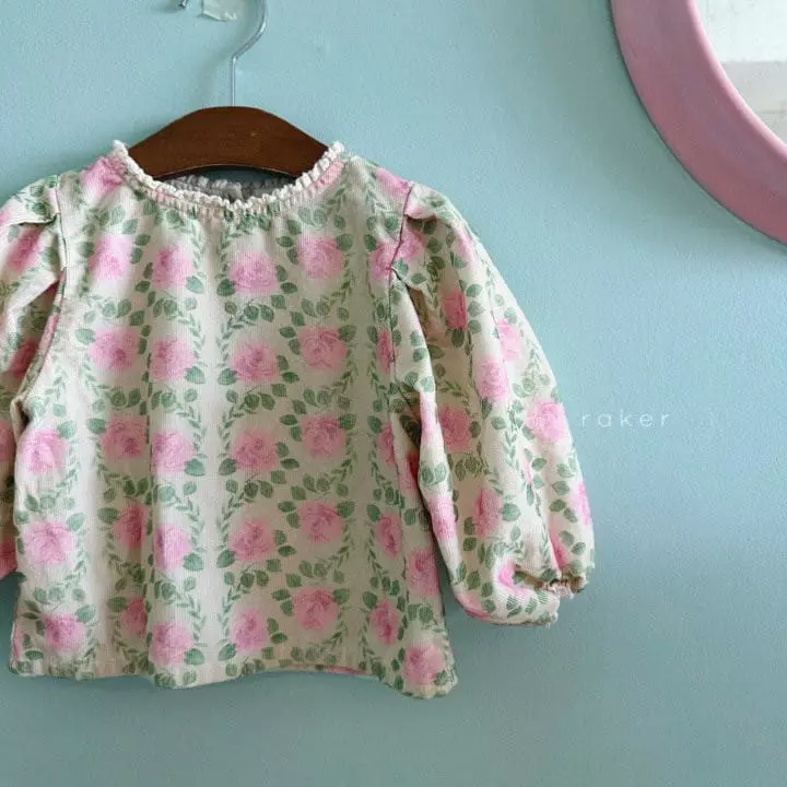 Raker - Korean Children Fashion - #discoveringself - Entic Blouse Pink