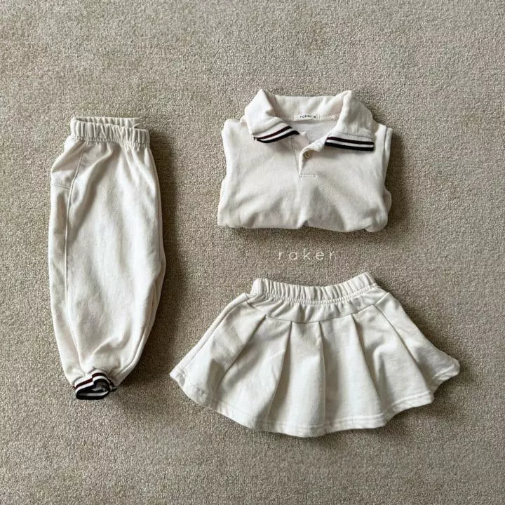 Raker - Korean Children Fashion - #discoveringself - Pleats Skirt Set - 3