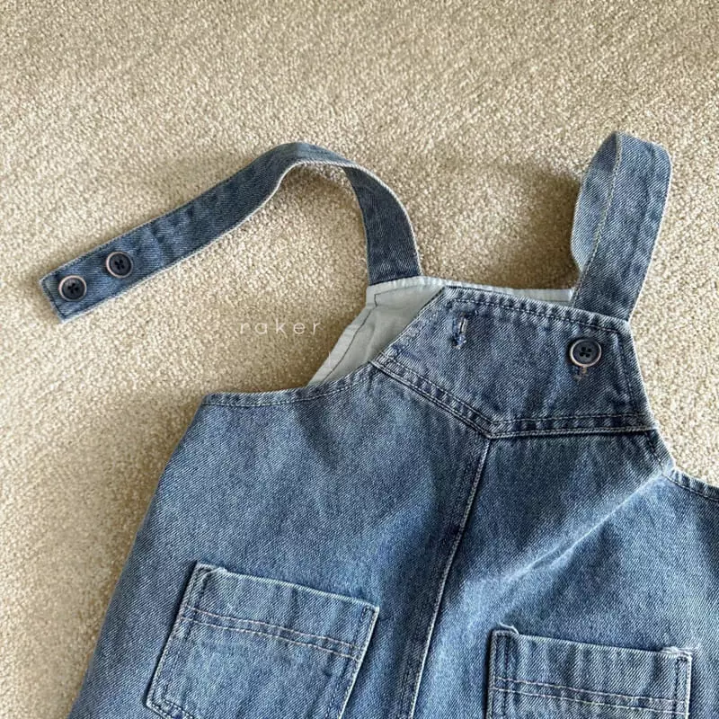 Raker - Korean Children Fashion - #fashionkids - Square Overalls - 5