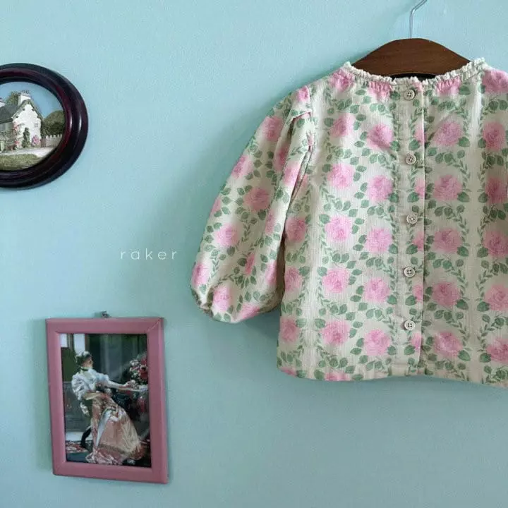 Raker - Korean Children Fashion - #kidsshorts - Entic Blouse Pink - 3
