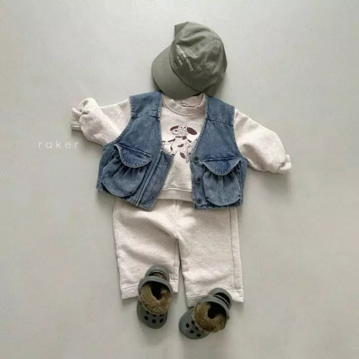 Raker - Korean Children Fashion - #kidsstore - Brunch Puppy Tee - 8