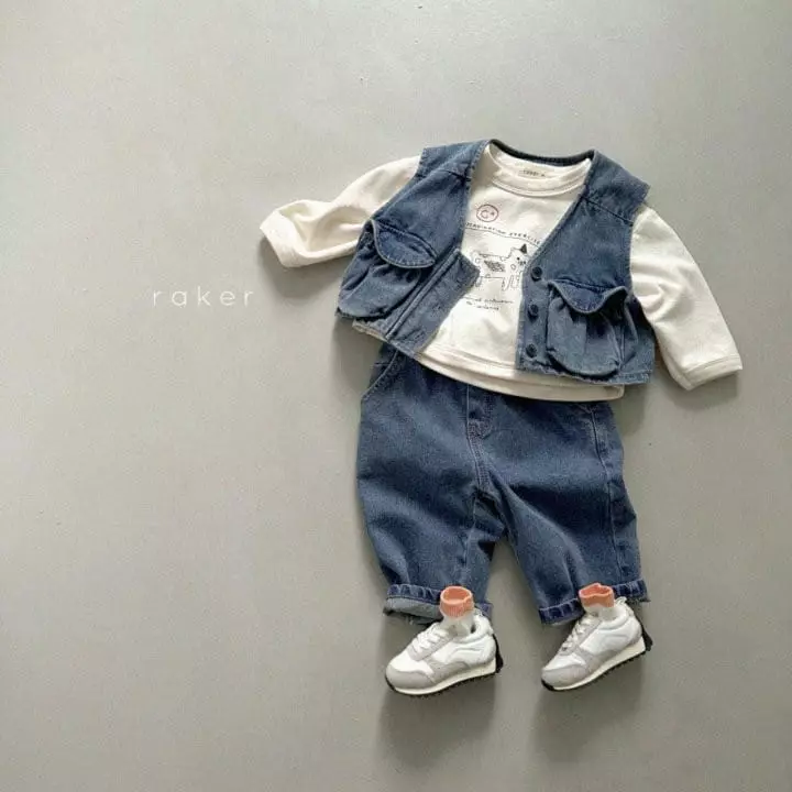 Raker - Korean Children Fashion - #kidsstore - Hidden Pocket Pants - 5