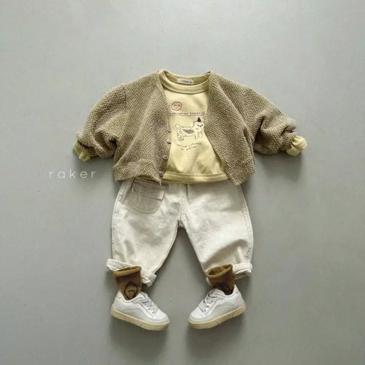 Raker - Korean Children Fashion - #kidsstore - Popcorn Cardigan - 7