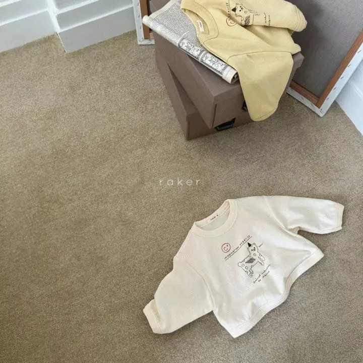 Raker - Korean Children Fashion - #magicofchildhood - Animal Piping Tee