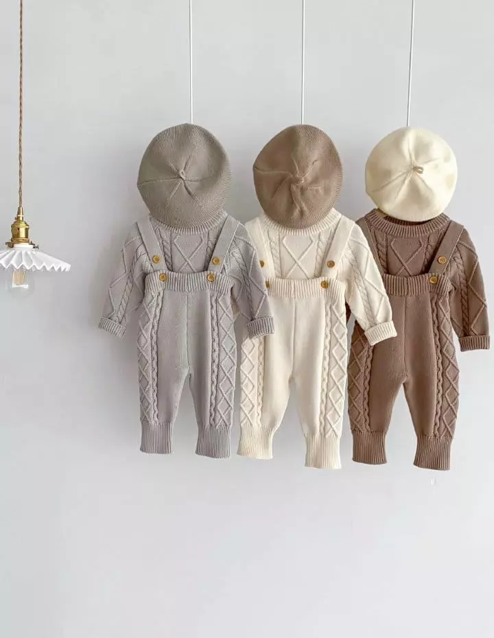 Reve Kid - Korean Baby Fashion - #babyclothing - Fisher Dungarees Pants - 2