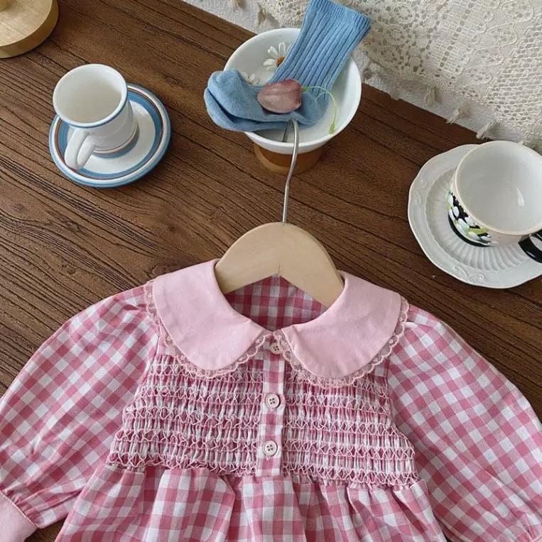 Reve Kid - Korean Baby Fashion - #babyfever - Pinky Heck Bodysuit - 4