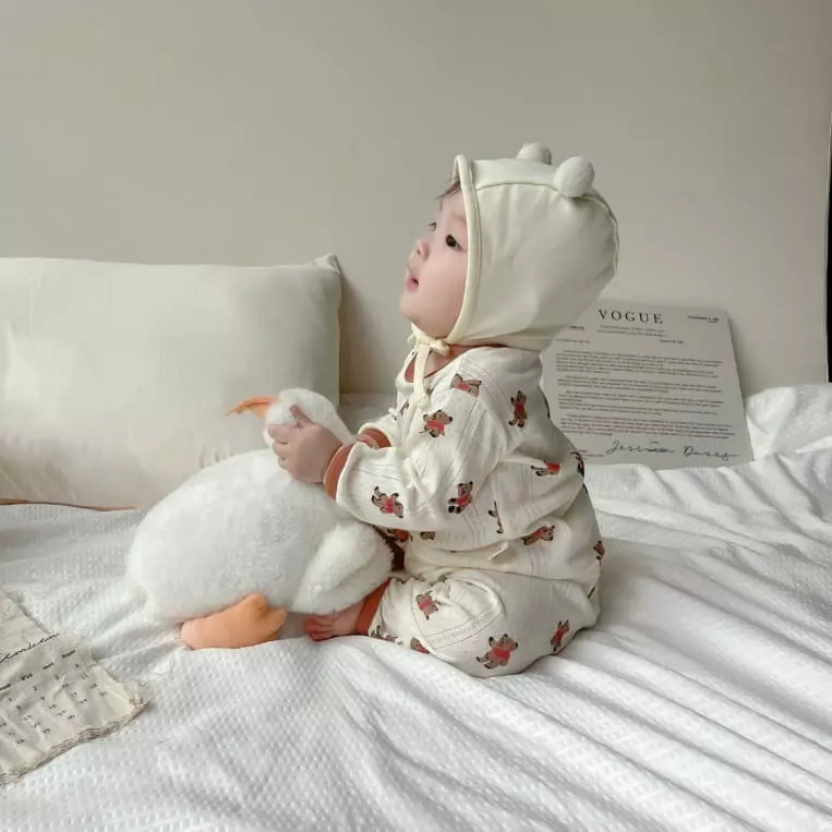 Reve Kid - Korean Baby Fashion - #onlinebabyshop - Bear Easywear - 4