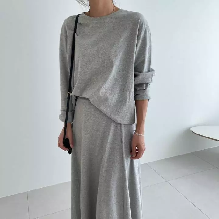 Ripple - Korean Women Fashion - #womensfashion - Cozy Long Sleeves SET - 4