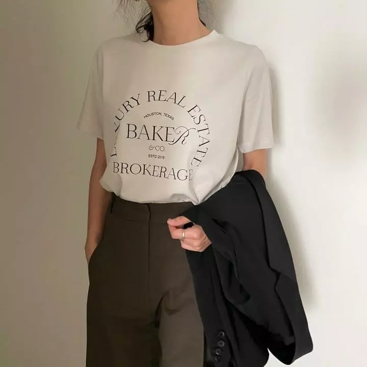 Ripple - Korean Women Fashion - #womensfashion - Laazy Tee - 3