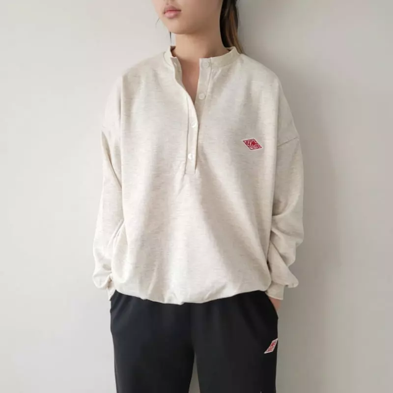 Riwoo Riwoo - Korean Junior Fashion - #Kfashion4kids - Button Henry Sweatshirt - 3