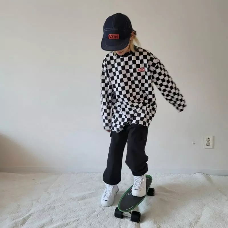 Riwoo Riwoo - Korean Junior Fashion - #Kfashion4kids - RW Check Tee - 3
