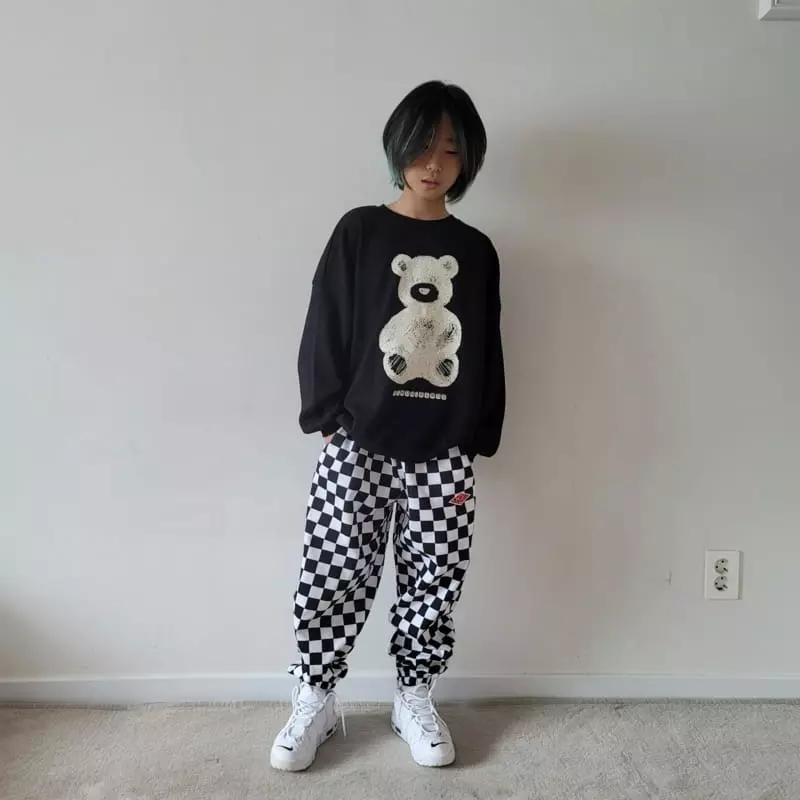 Riwoo Riwoo - Korean Junior Fashion - #childofig - Drwing Sweatshirt - 4