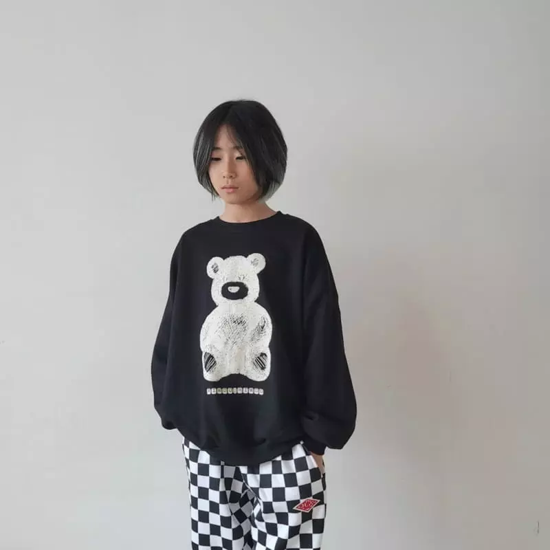 Riwoo Riwoo - Korean Junior Fashion - #discoveringself - Drwing Sweatshirt - 7