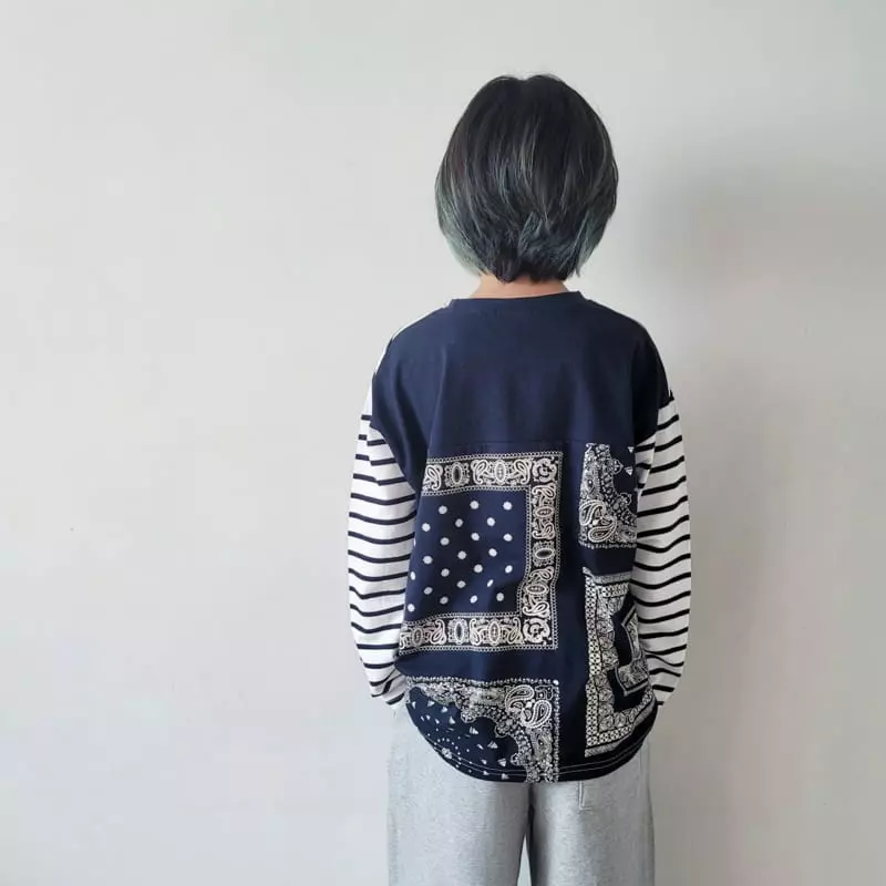 Riwoo Riwoo - Korean Junior Fashion - #littlefashionista - Stripes Tee