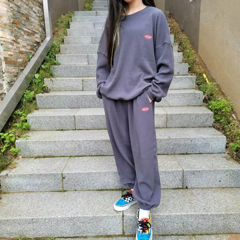 Riwoo Riwoo - Korean Junior Fashion - #littlefashionista - RW Waffle Top Bottom Set - 10