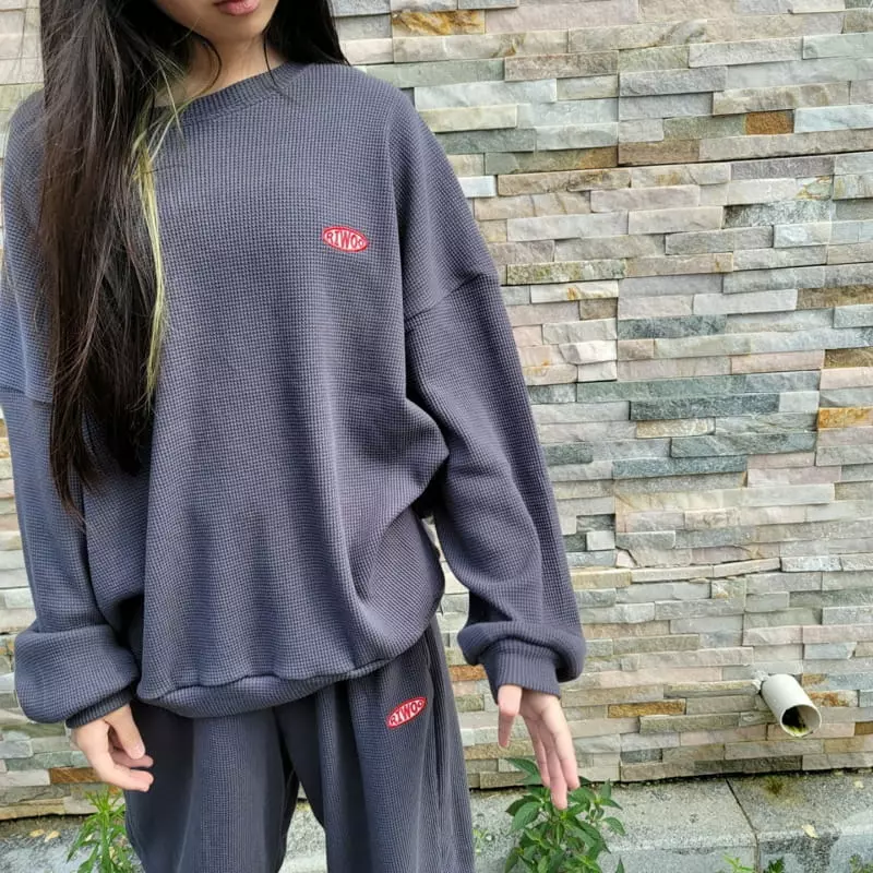 Riwoo Riwoo - Korean Junior Fashion - #magicofchildhood - RW Waffle Top Bottom Set - 11