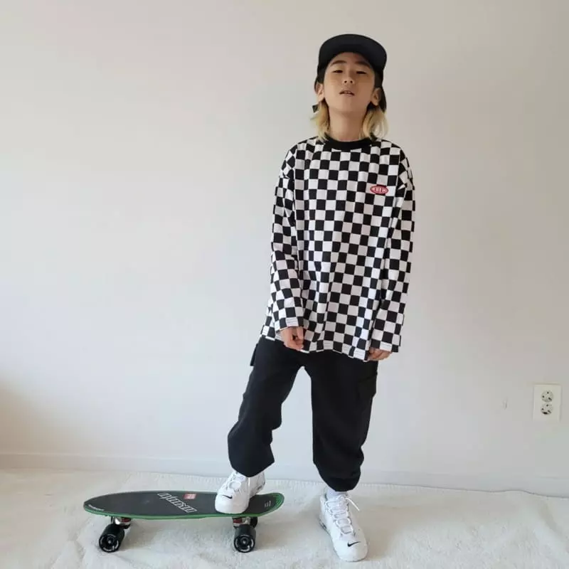 Riwoo Riwoo - Korean Junior Fashion - #magicofchildhood - RW Check Tee - 5