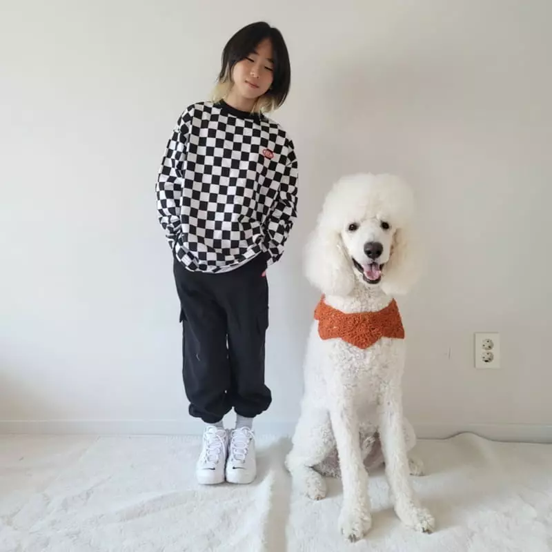 Riwoo Riwoo - Korean Junior Fashion - #minifashionista - RW Check Tee - 6