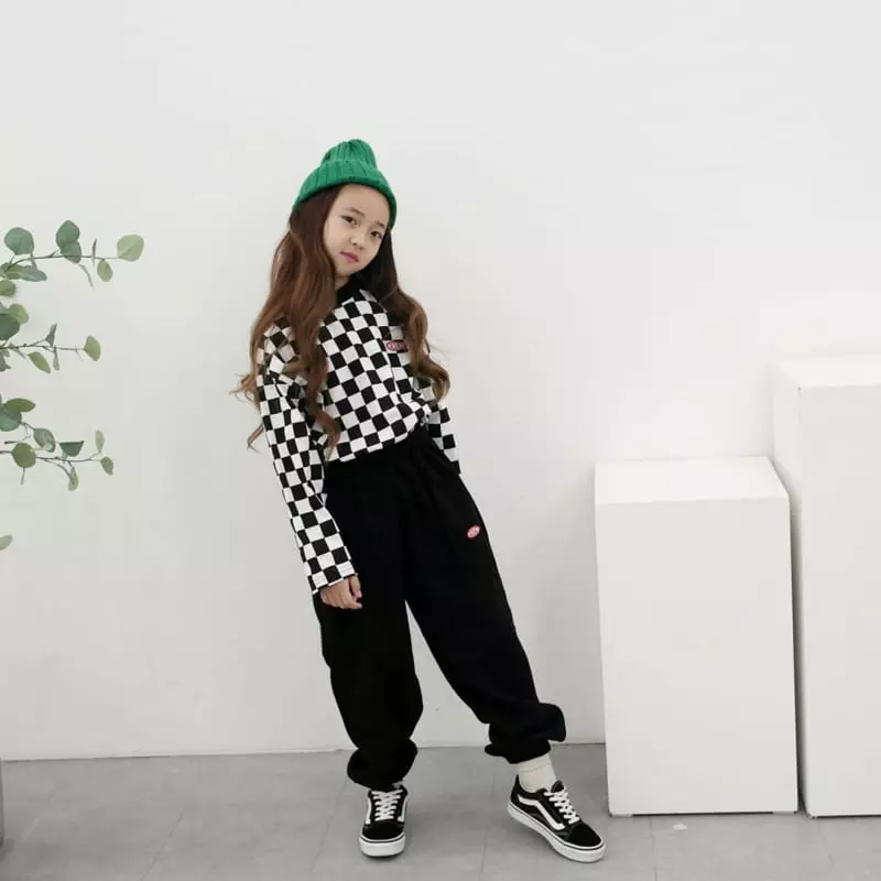 Riwoo Riwoo - Korean Junior Fashion - #todddlerfashion - RW Check Tee - 8