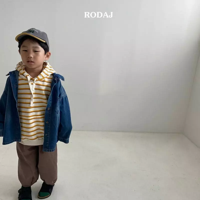 Roda J - Korean Children Fashion - #designkidswear - Bian Denim Shirt - 9