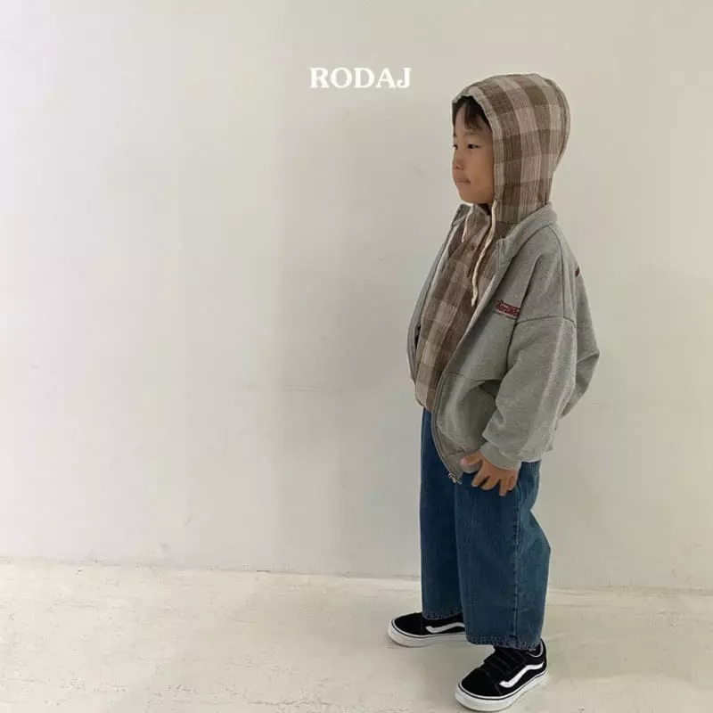 Roda J - Korean Children Fashion - #fashionkids - Millan Check Hoody - 11