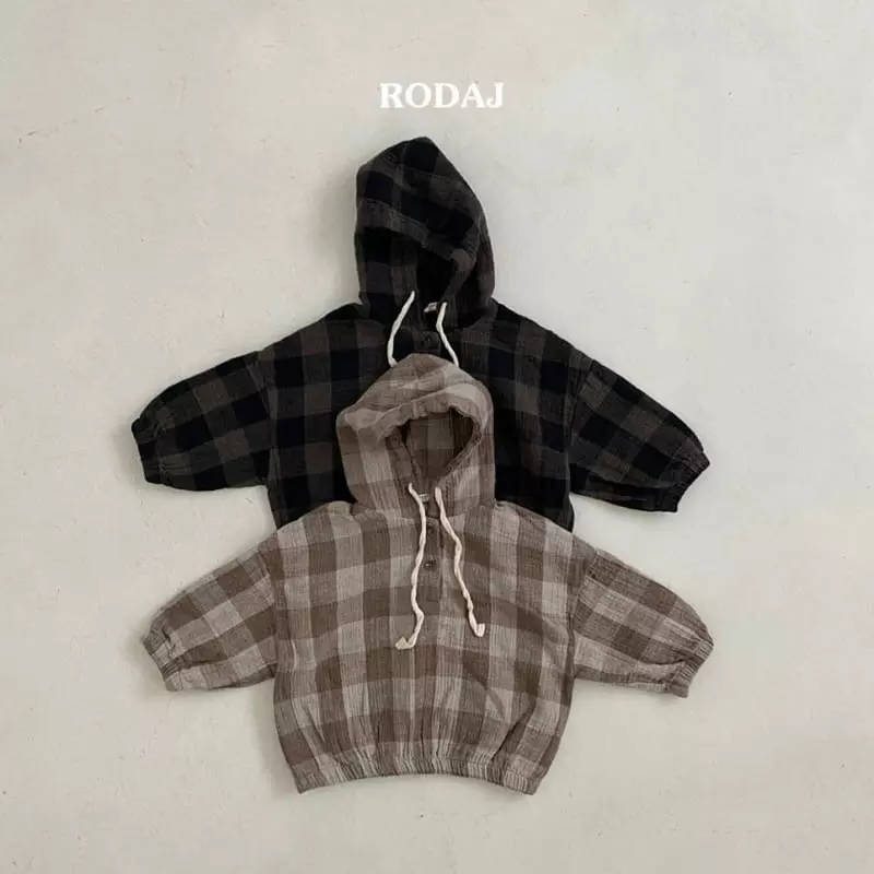 Roda J - Korean Children Fashion - #magicofchildhood - Millan Check Hoody