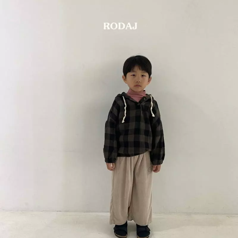 Roda J - Korean Children Fashion - #prettylittlegirls - Millan Check Hoody - 4