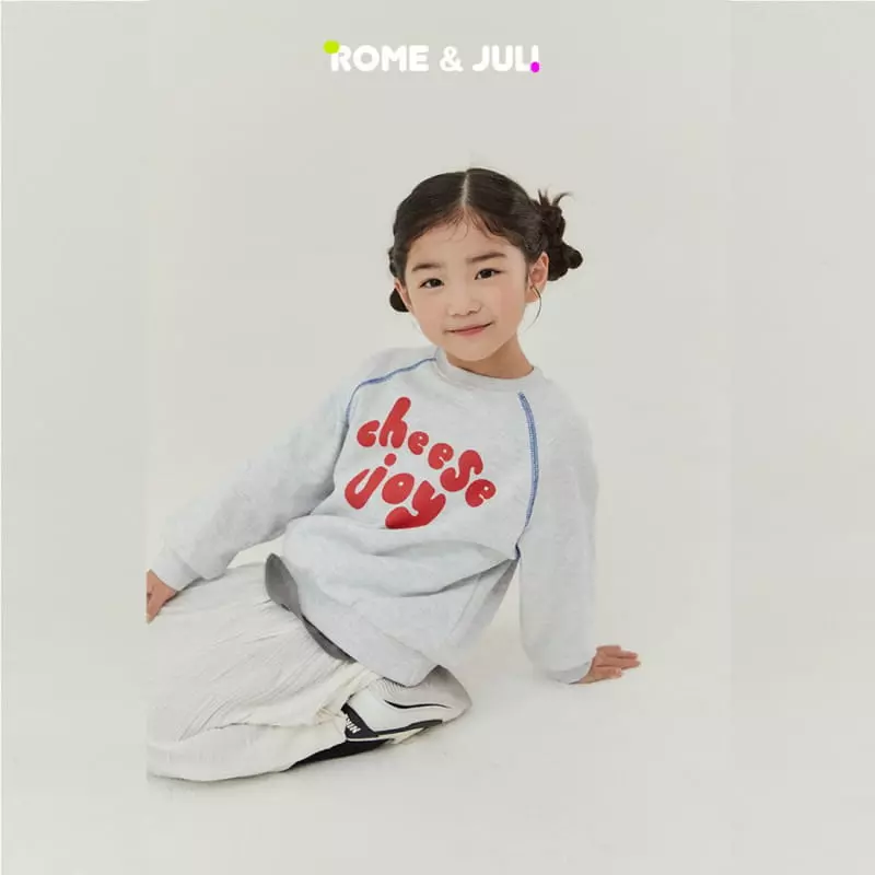 Rome Juli - Korean Children Fashion - #prettylittlegirls - Cheese Joy Sweatshirt - 9