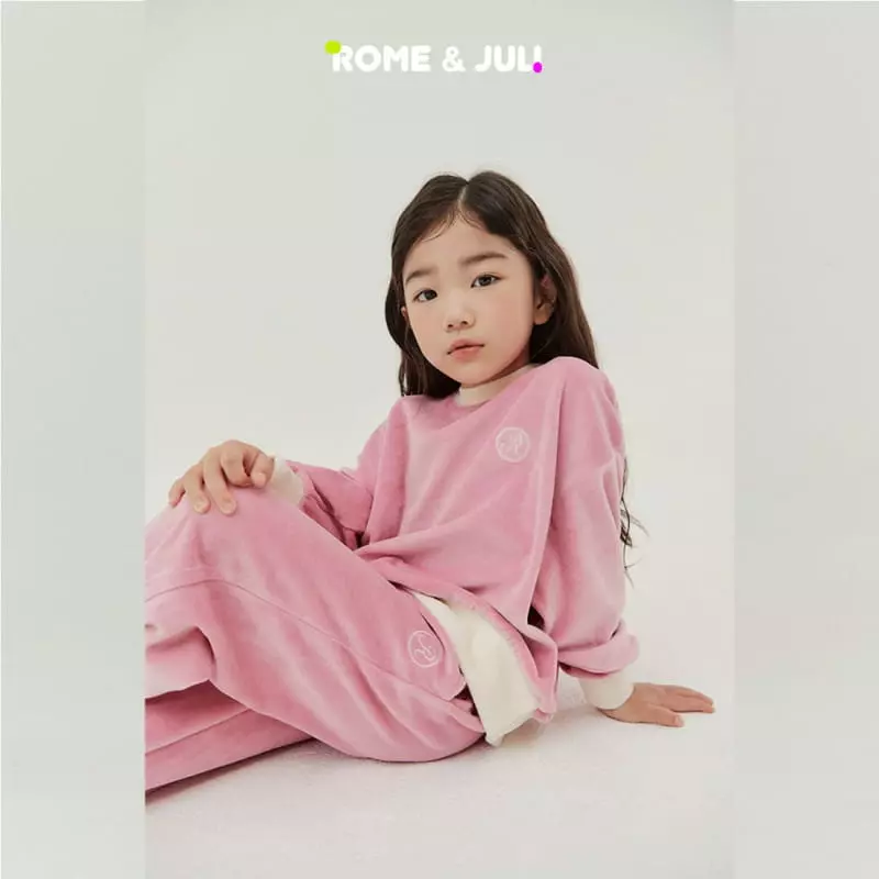 Rome Juli - Korean Children Fashion - #prettylittlegirls - Lomi Top Bottom Set - 2