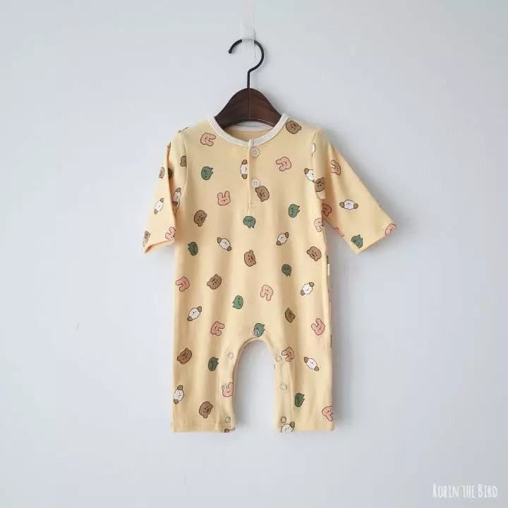 Saerobin - Korean Baby Fashion - #babygirlfashion - Animal Friends Jumpsuit - 2