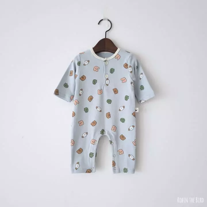 Saerobin - Korean Baby Fashion - #babylifestyle - Animal Friends Jumpsuit - 3