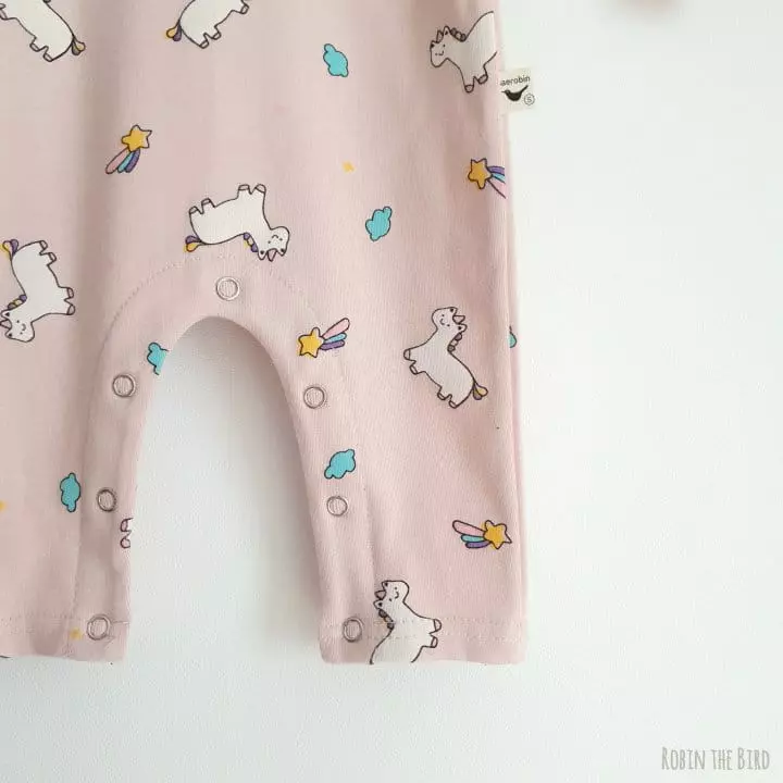 Saerobin - Korean Baby Fashion - #babyoninstagram - Unicorn Jumpsuit - 5