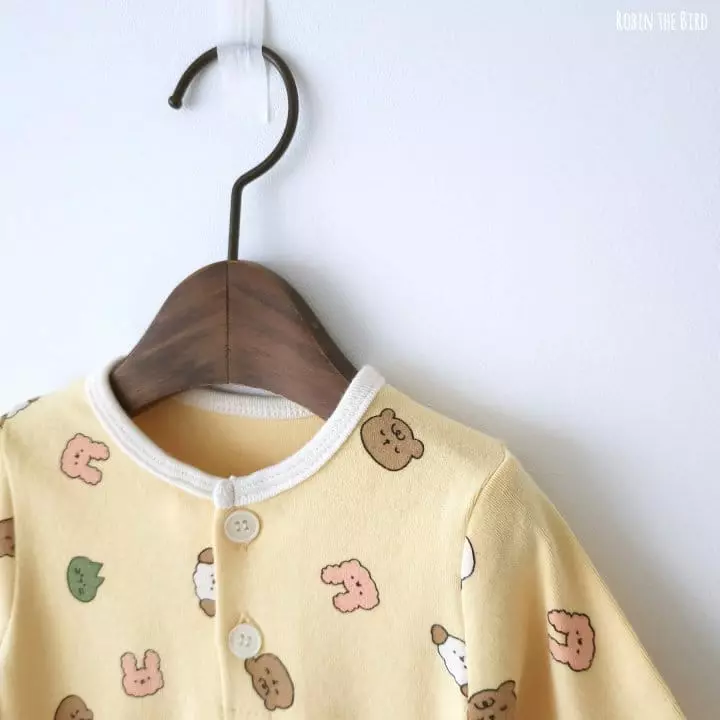 Saerobin - Korean Baby Fashion - #babylifestyle - Animal Friends Jumpsuit - 4