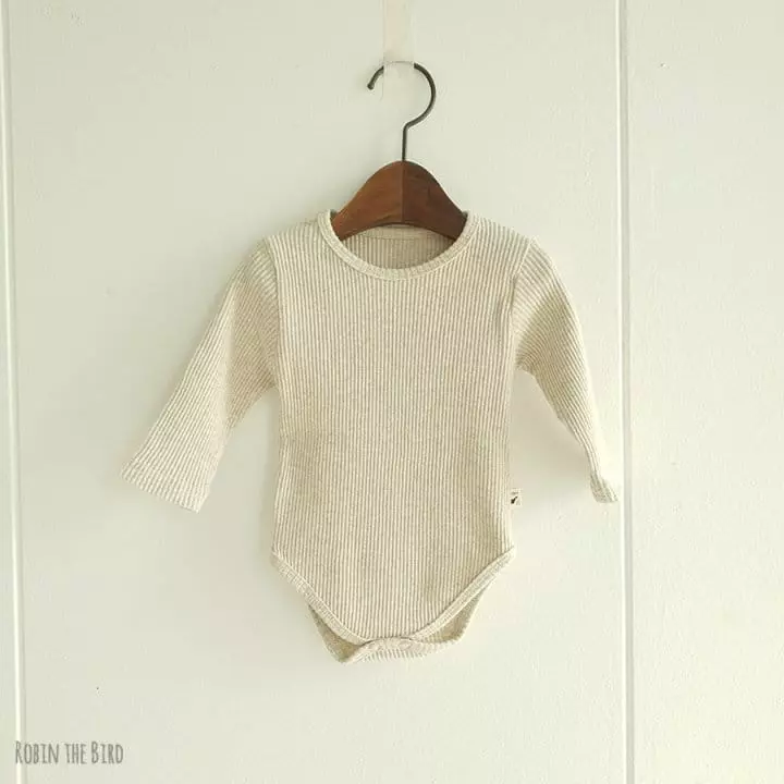 Saerobin - Korean Baby Fashion - #babyoutfit - Bebe Rib Bodysuit - 3